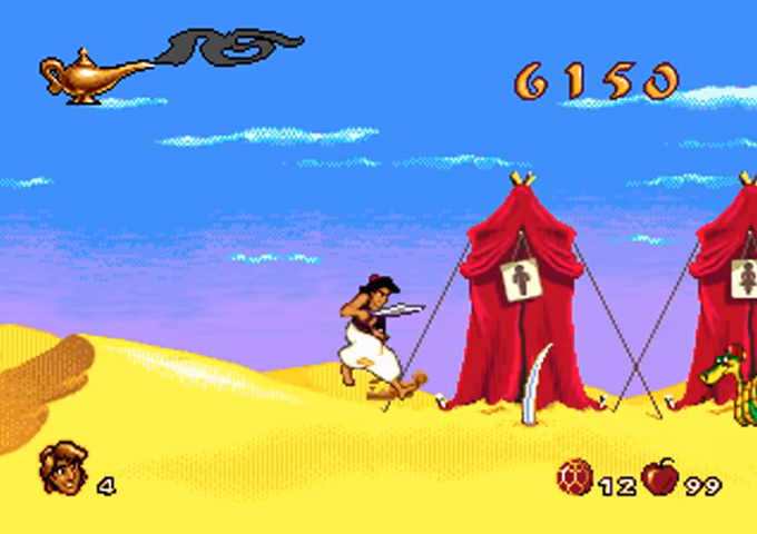 Aladdin Mega Drive