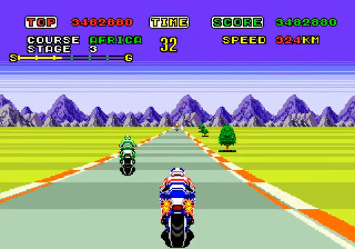 Super Hang-On Mega Drive