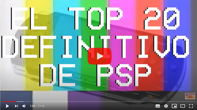 Los MEJORES JUEGOS de PSP (PLAYSTATION PORTABLE) - TOP 20 